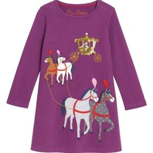 Horse appliqué dress 5-6T